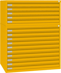 Rasējumu skapis tērauda 770x970x670 mm - Ergostock.lv