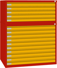 Rasējumu skapis tērauda 770x970x670 mm-Ergostock