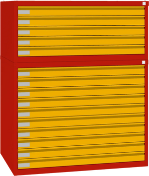 Rasējumu skapis tērauda 770x970x670 mm-Ergostock