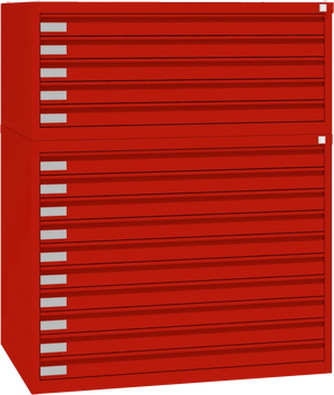 Rasējumu skapis tērauda 770x970x670 mm-Ergostock