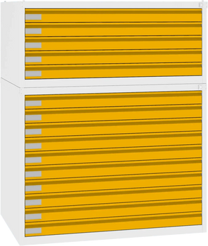 Rasējumu skapis tērauda 770x970x670 mm - Ergostock.lv
