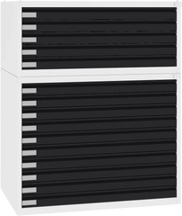 Rasējumu skapis tērauda 770x970x670 mm - Ergostock.lv