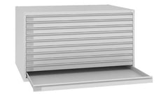 Rasējumu skapis tērauda 770x970x670 mm - Ergostock.lv