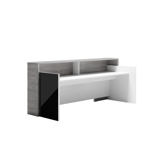 Recepcijas galds BLOCK, 260 cm, konfigurējams - Ergostock.lv