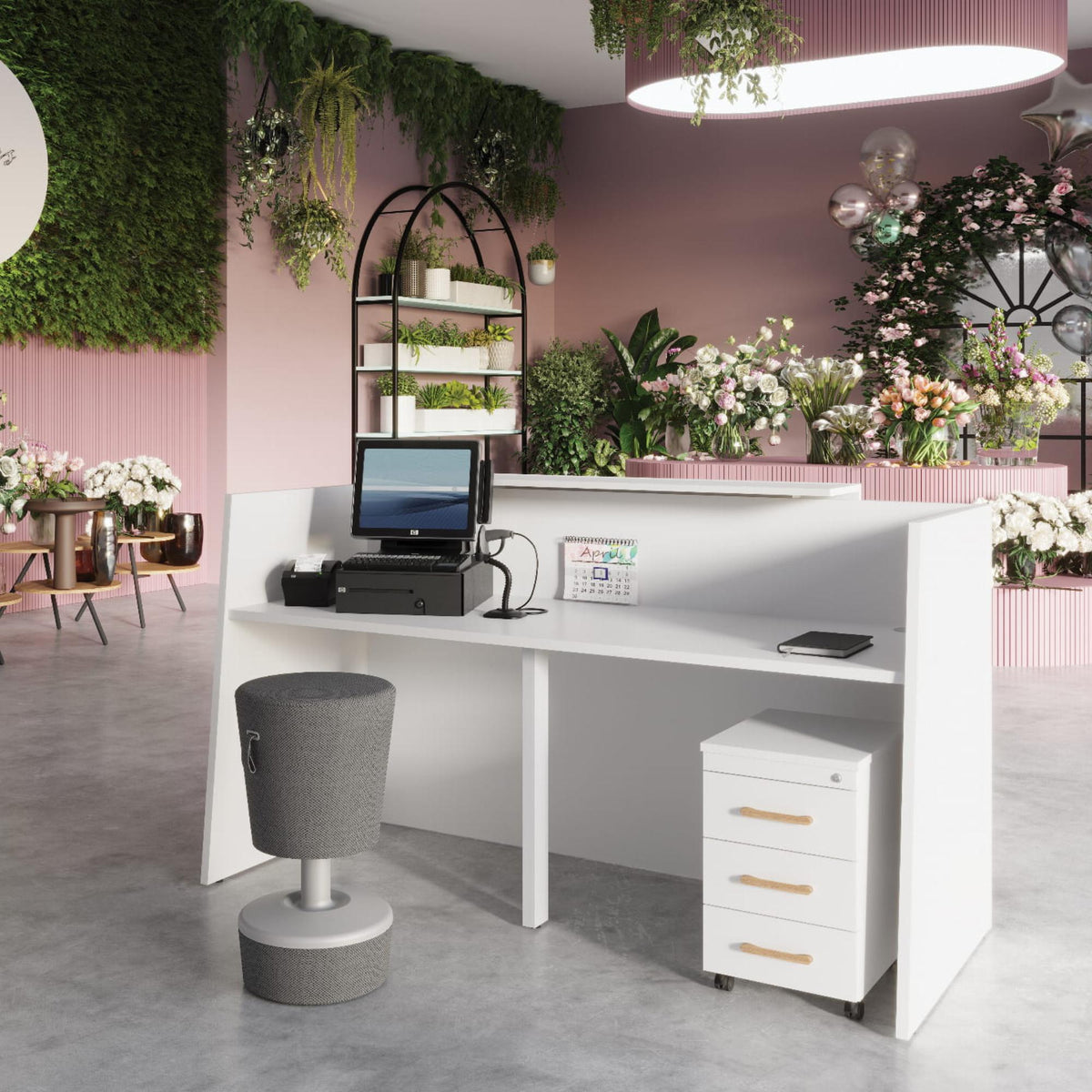 Recepcijas lete Flexx, 190 cm