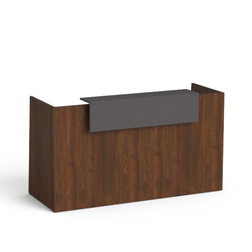 Recepcijas lete Flexx, 190 cm – Riekstkoka / Grafīta