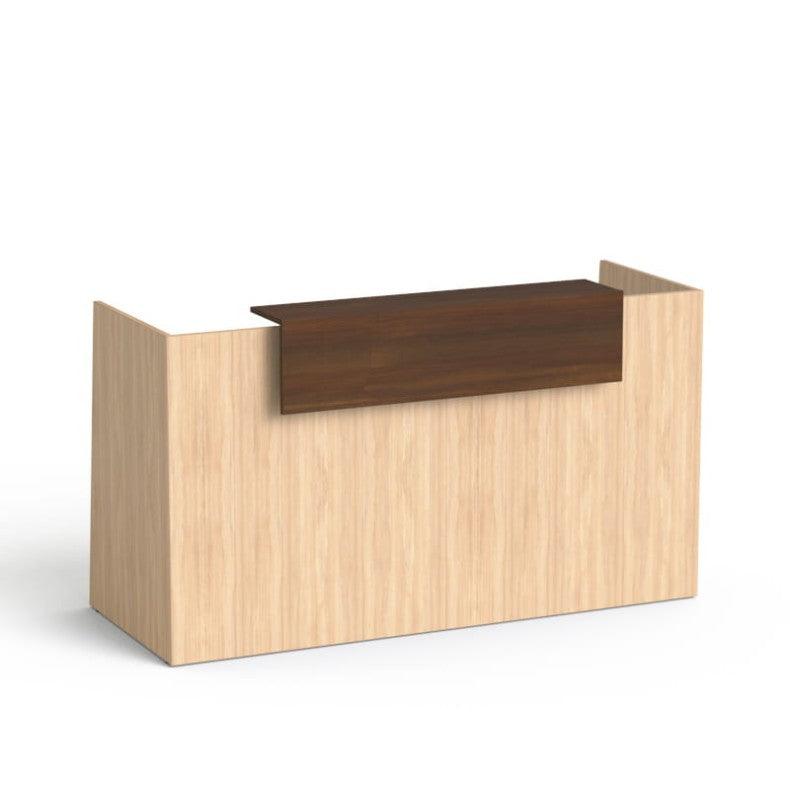 Recepcijas lete Flexx, 190 cm – Amber Oak / Riekstkoka