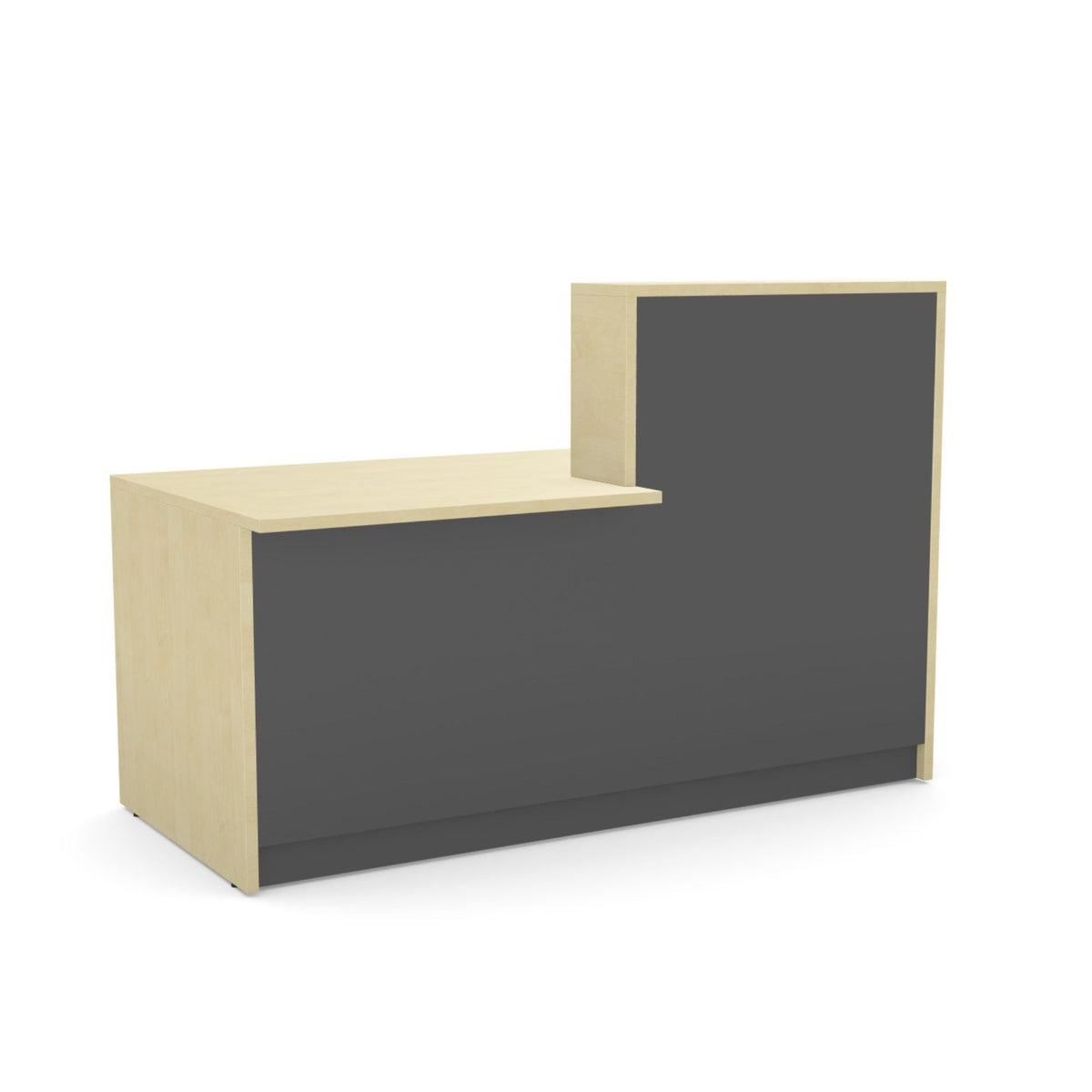 Recepcijas lete Flexx DUAL, 170 cm – Bērza / Grafīta