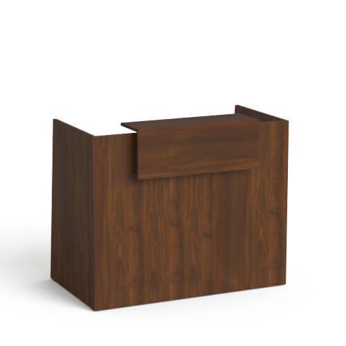Recepcijas lete Flexx MINI, 130 cm – Riekstkoka / Riekstkoka