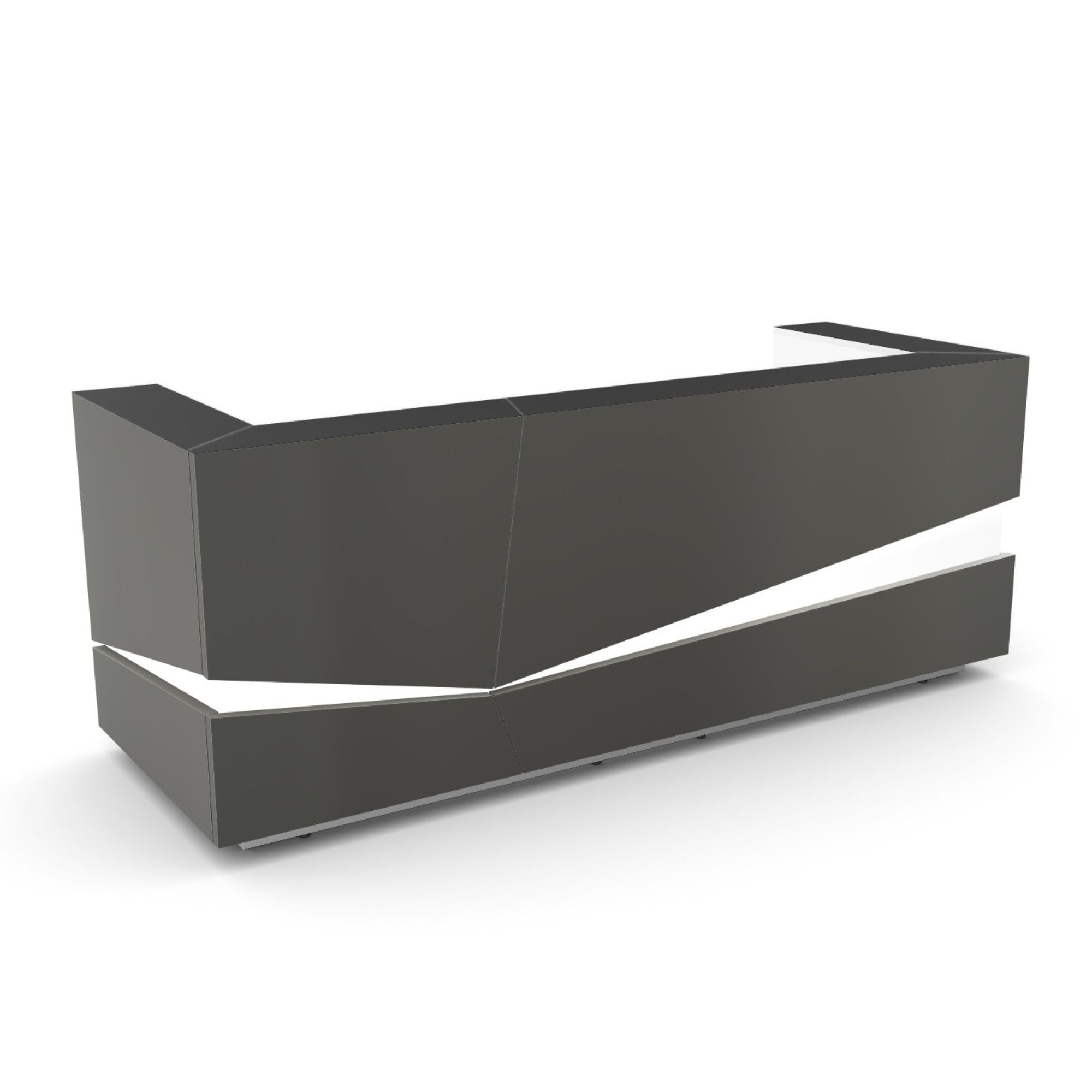 Recepcijas lete ILLUSION, konfigurējama - Ergostock.lv