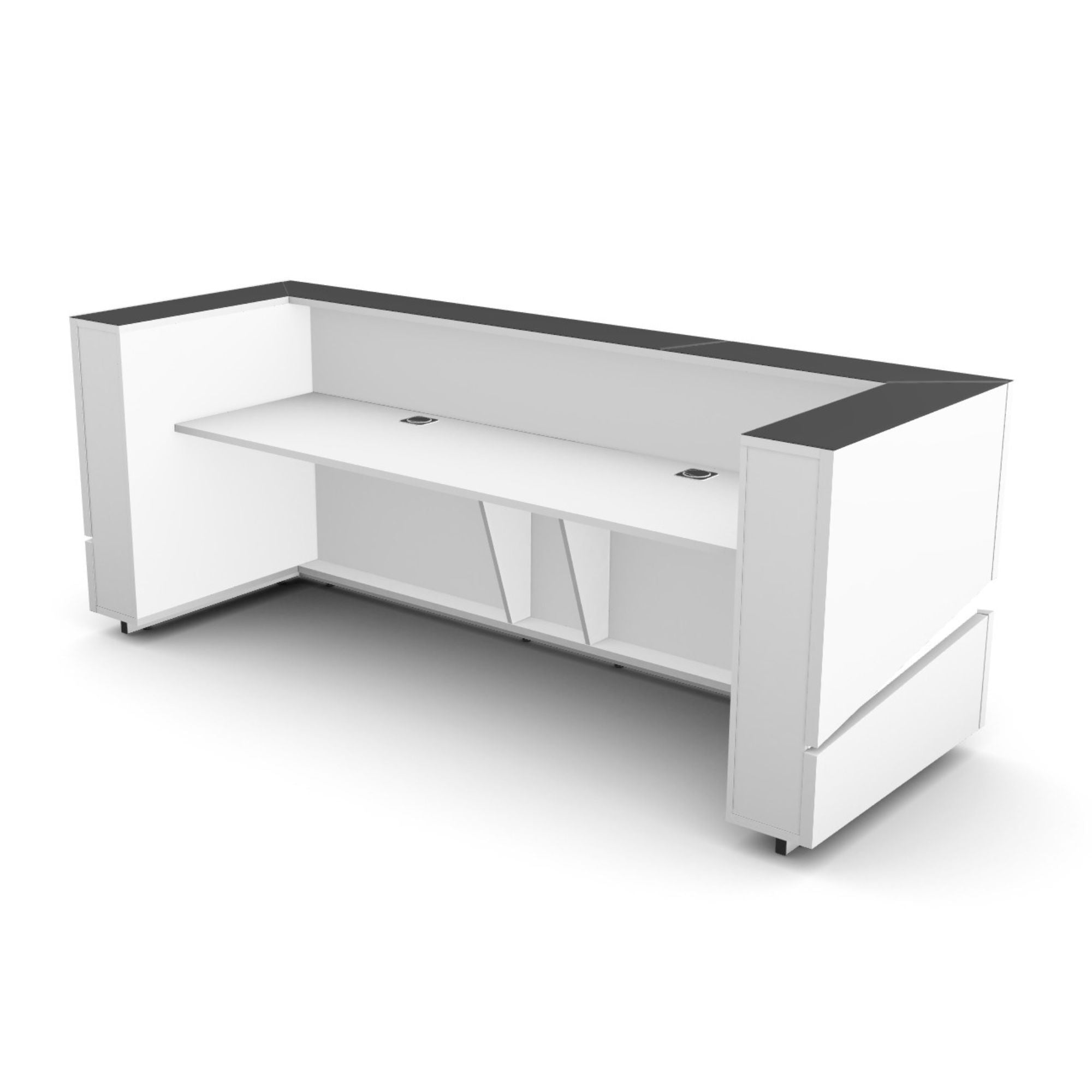 Recepcijas lete ILLUSION, konfigurējama - Ergostock.lv