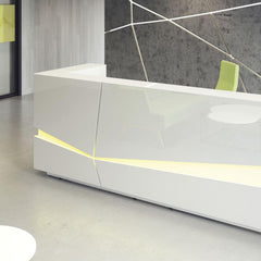 Recepcijas lete ILLUSION, konfigurējama - Ergostock.lv