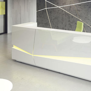 Recepcijas lete ILLUSION, konfigurējama - Ergostock.lv