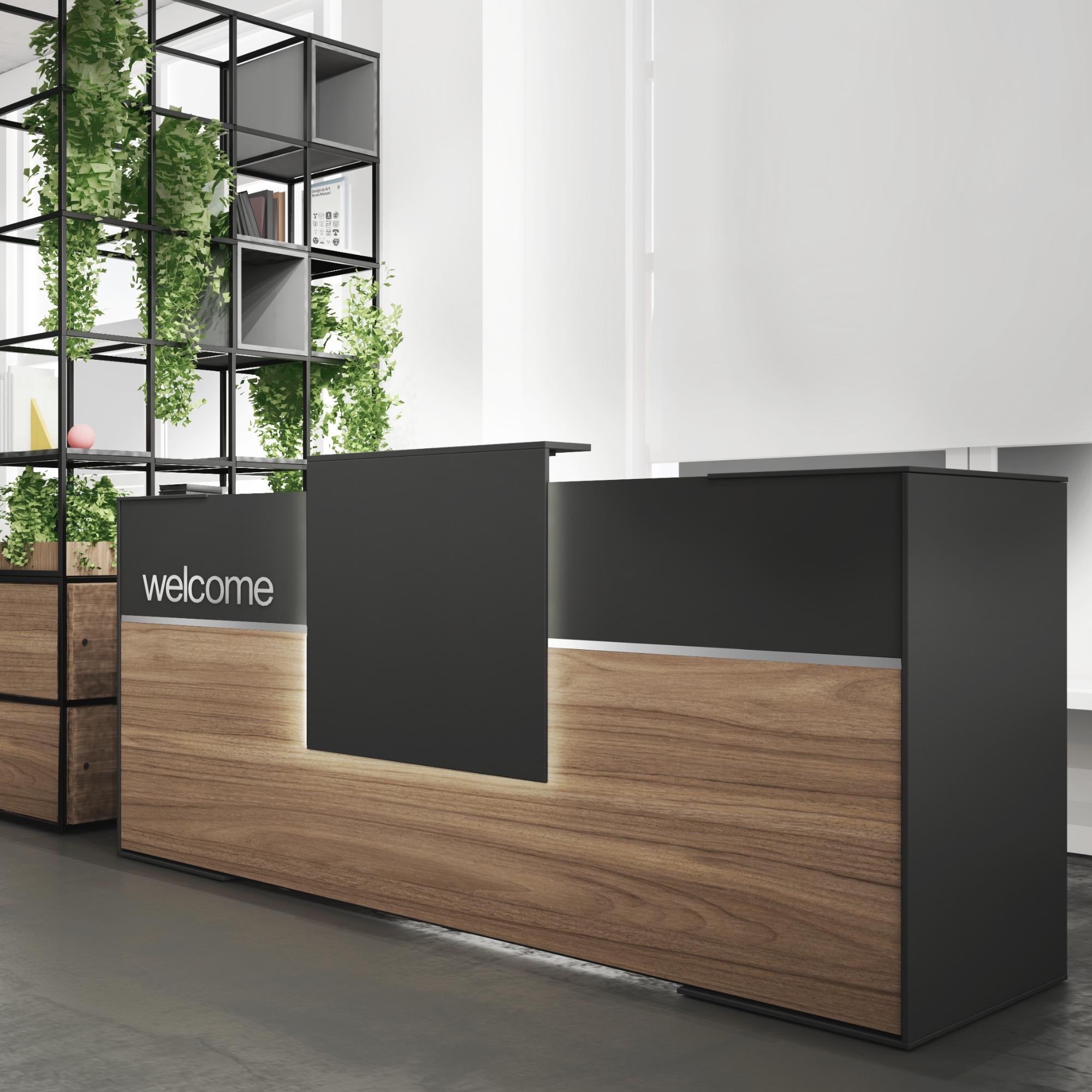 Recepcijas lete Nivero, konfigurējama - Ergostock.lv