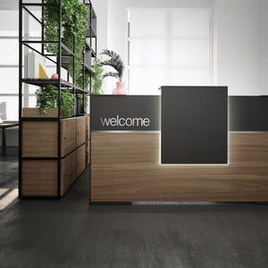 Recepcijas lete Nivero, konfigurējama - Ergostock.lv