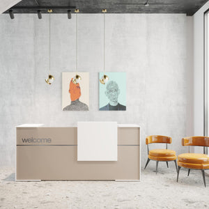 Recepcijas lete Nivero, konfigurējama - Ergostock.lv