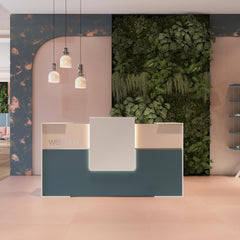 Recepcijas lete Nivero, konfigurējama - Ergostock.lv