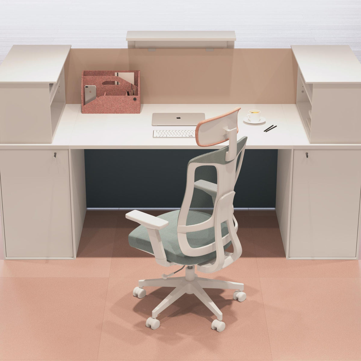 Recepcijas lete Nivero, konfigurējama - Ergostock.lv