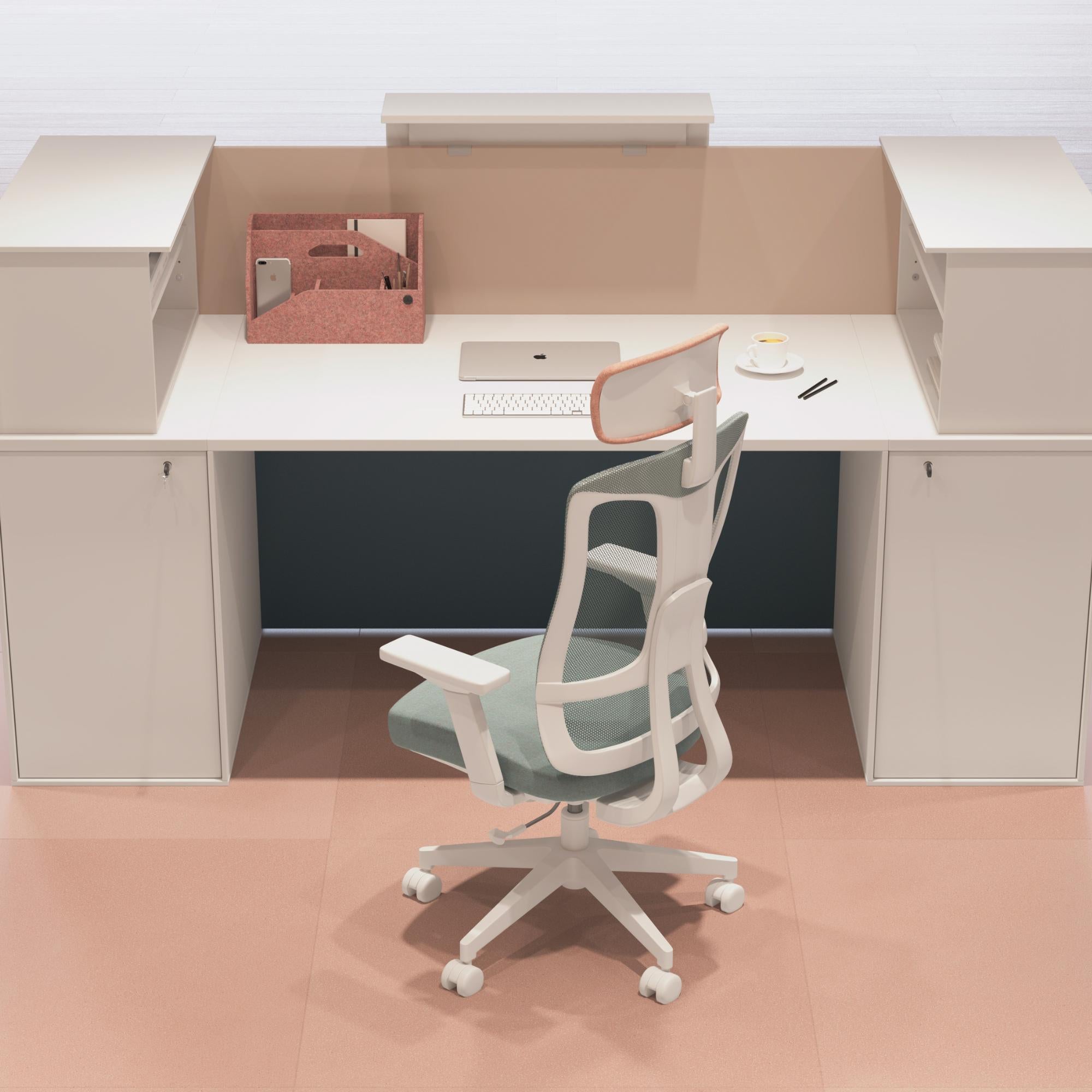 Recepcijas lete Nivero, konfigurējama - Ergostock.lv