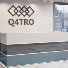 Recepcijas lete PEARL, 240 cm, konfigurējama - Ergostock.lv