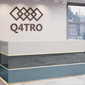 Recepcijas lete PEARL, 240 cm, konfigurējama - Ergostock.lv