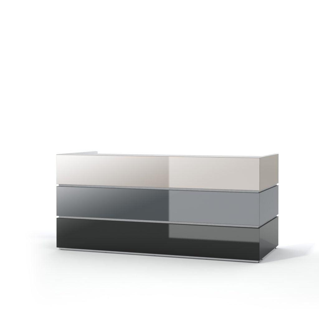 Recepcijas lete PEARL, 240 cm, konfigurējama - Ergostock.lv