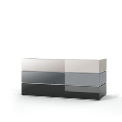 Recepcijas lete PEARL, 240 cm, konfigurējama - Ergostock.lv