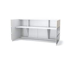 Recepcijas lete PEARL, 240 cm, konfigurējama - Ergostock.lv