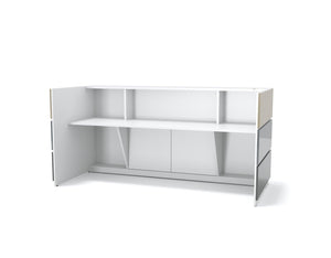 Recepcijas lete PEARL, 240 cm, konfigurējama - Ergostock.lv