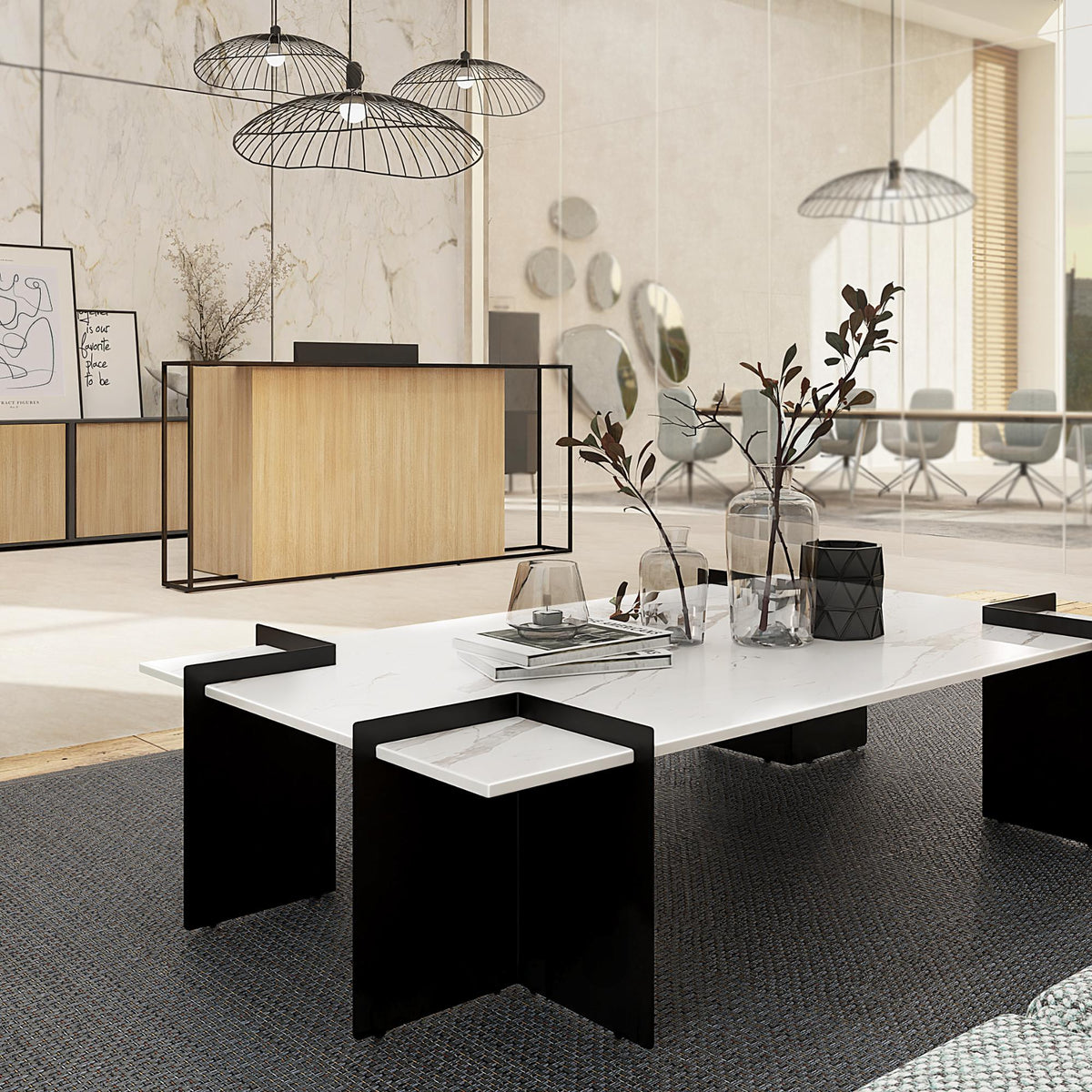 Recepcijas lete Sinto, konfigurējama - Ergostock.lv