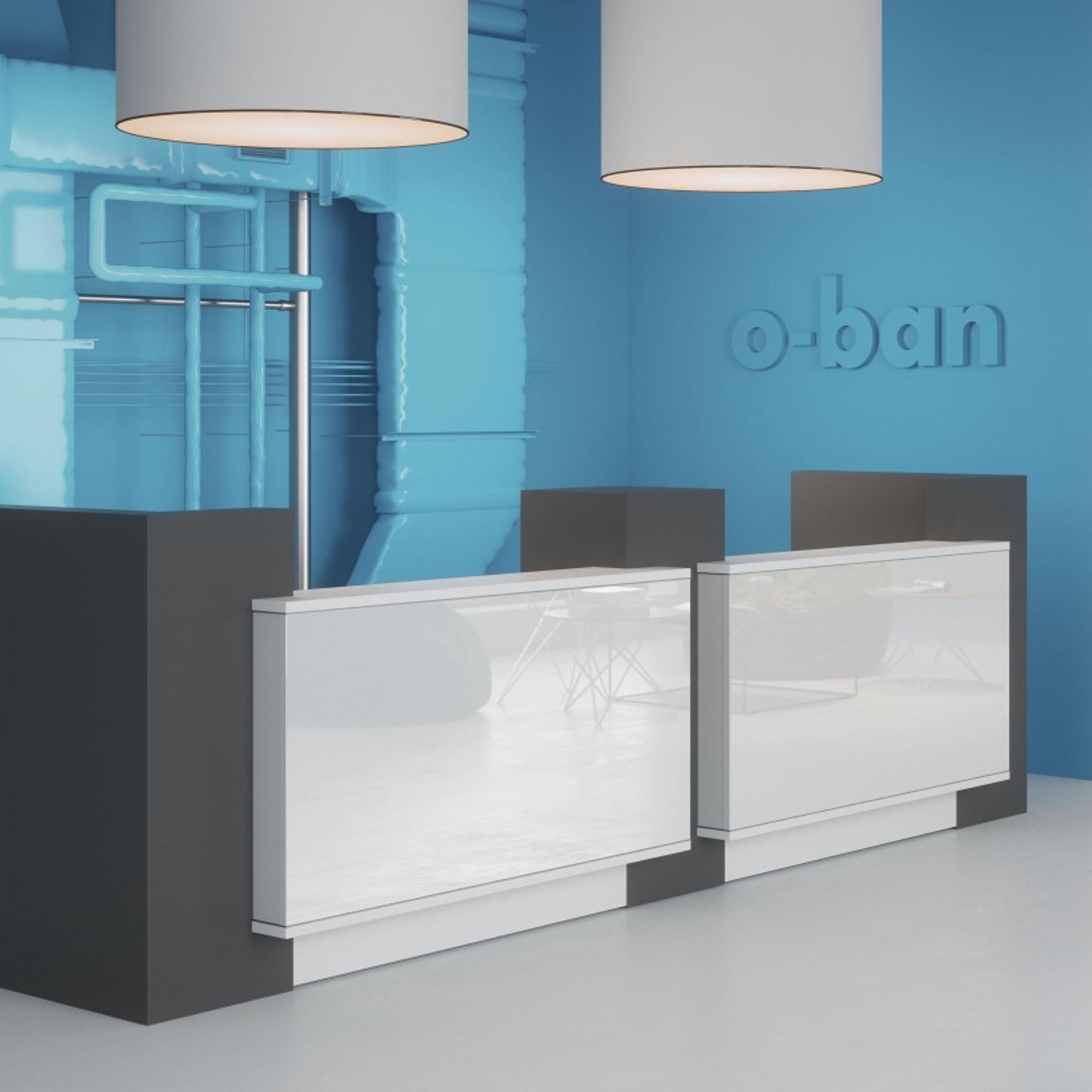 Recepcijas lete TERRA DUO, 344 cm, konfigurējama - Ergostock.lv