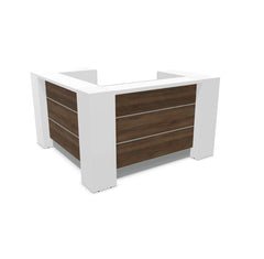 Recepcijas lete VALDE CORNER, 190 x 190 cm, konfigurējama