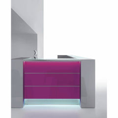 Recepcijas lete VALDE CORNER, 190 x 190 cm, konfigurējama