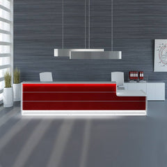 Recepcijas lete VALDE CORNER V, 236 x 111 cm, konfigurējama