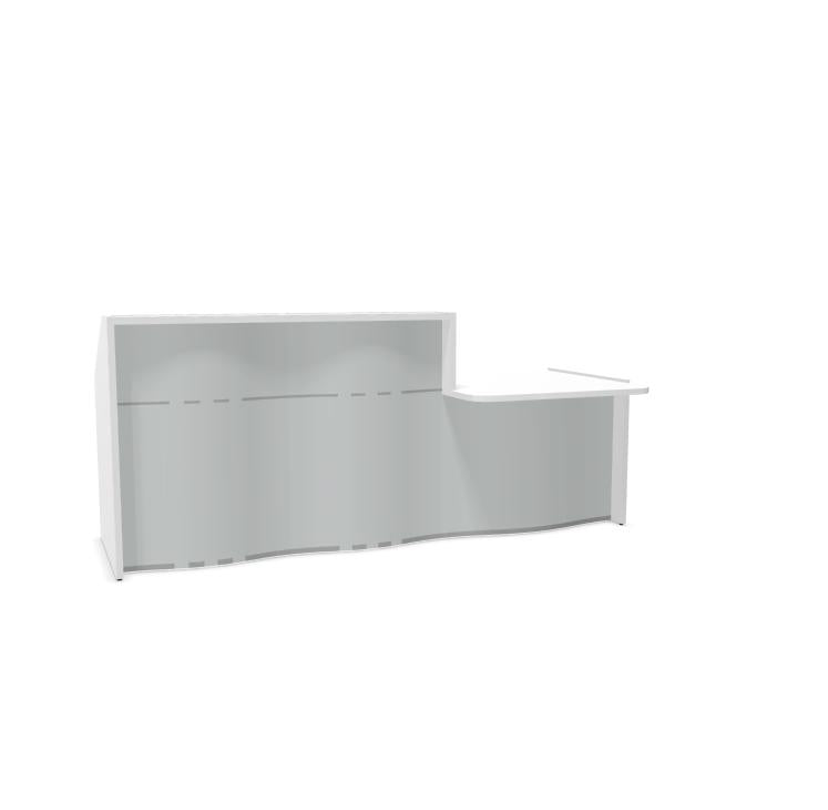 Recepcijas lete Wave L, platums 252 cm, konfigurējama