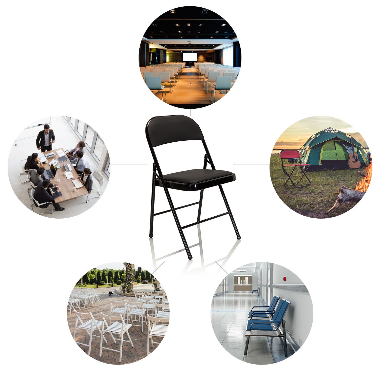 Saliekams krēsls TUDELA-Ergostock