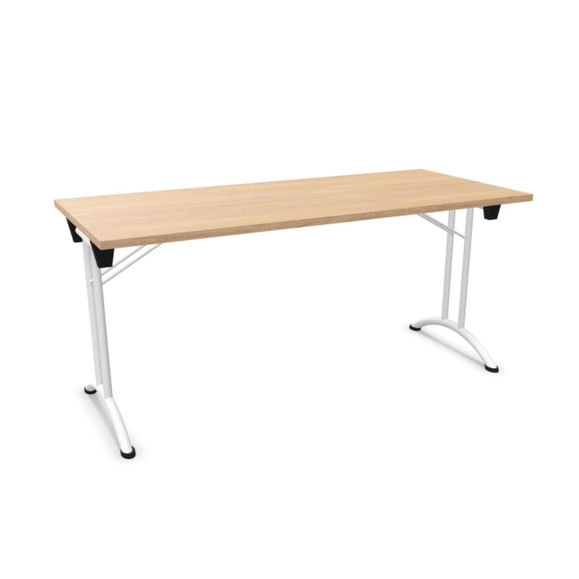 Salokāms konferenču galds FOLD ONE, 160 x 70 cm; konfigurējams - Ergostock.lv