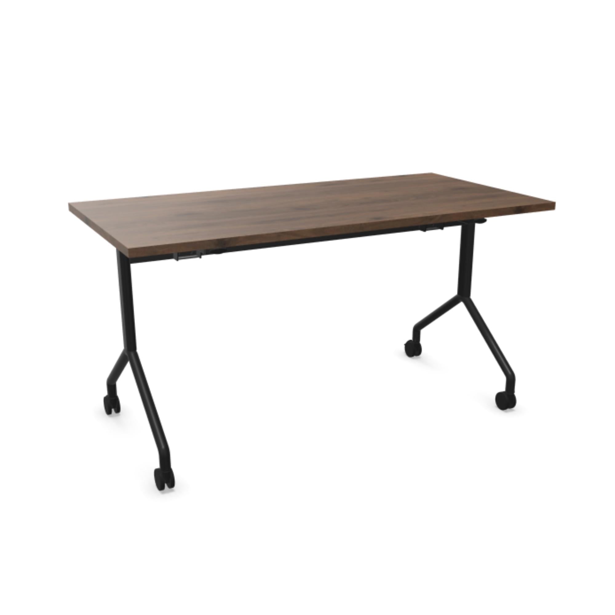 Salokāms konferenču galds uz ritentiņiem FOLD ONE, 140 x 70 cm; konfigurējams - Ergostock.lv