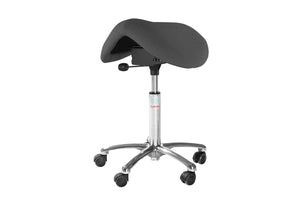 Sedlu krēsls DALTON ALU Easy Seat, ar regulējamu augstumu 580-770 mm-Ergostock