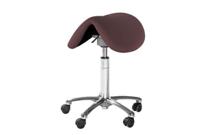 Sedlu krēsls DALTON ALU FLEXMATIC, ar regulējamu augstumu 580-770 mm-Ergostock