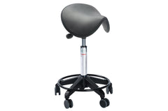 Sedlu krēsls DALTON OCTOPUS, ar riteņiem un regulējamu augstumu 640-830 mm-Ergostock