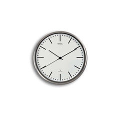 Sienas pulkstenis MAUL Fly, alumīnijs/ balts, diametrs 305 mm