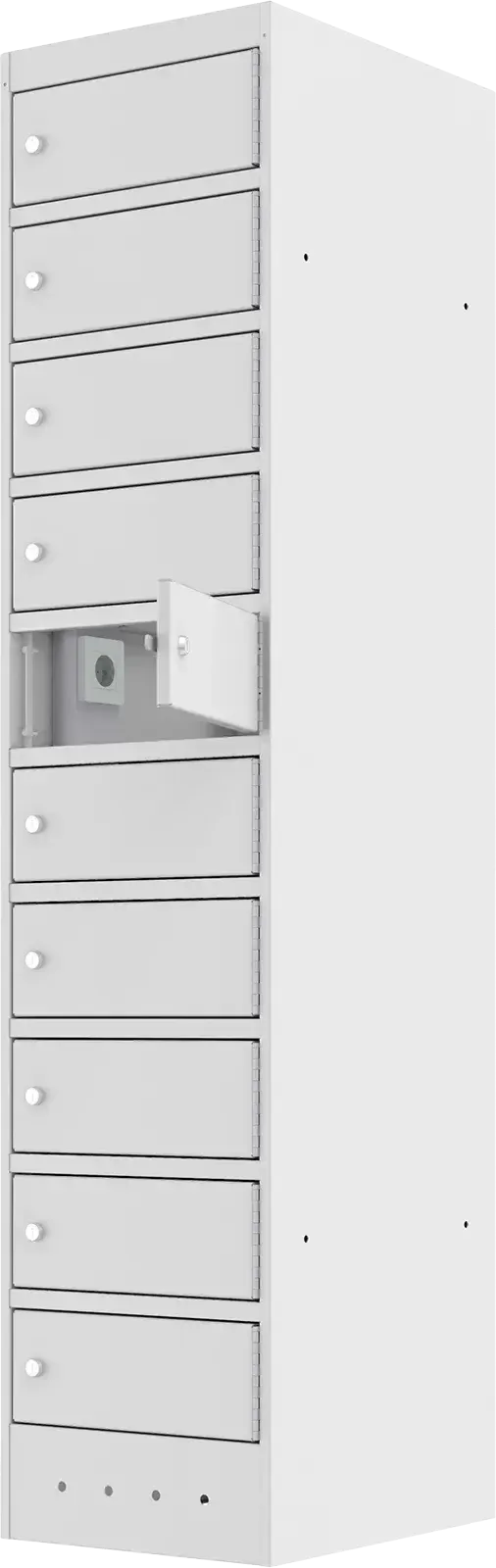 Skapis portatīvo datoru uzglabāšanai SZNL, 10 nodalījumi - Ergostock.lv