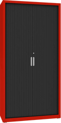 Metāla dokumentu skapis Archive ar rullo durvīm 1990x1000x435 mm - Ergostock.lv