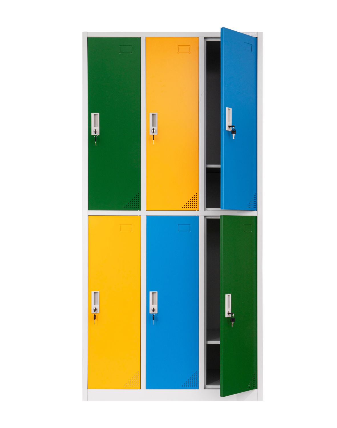 Metāla garderobes skapis Stanford Color