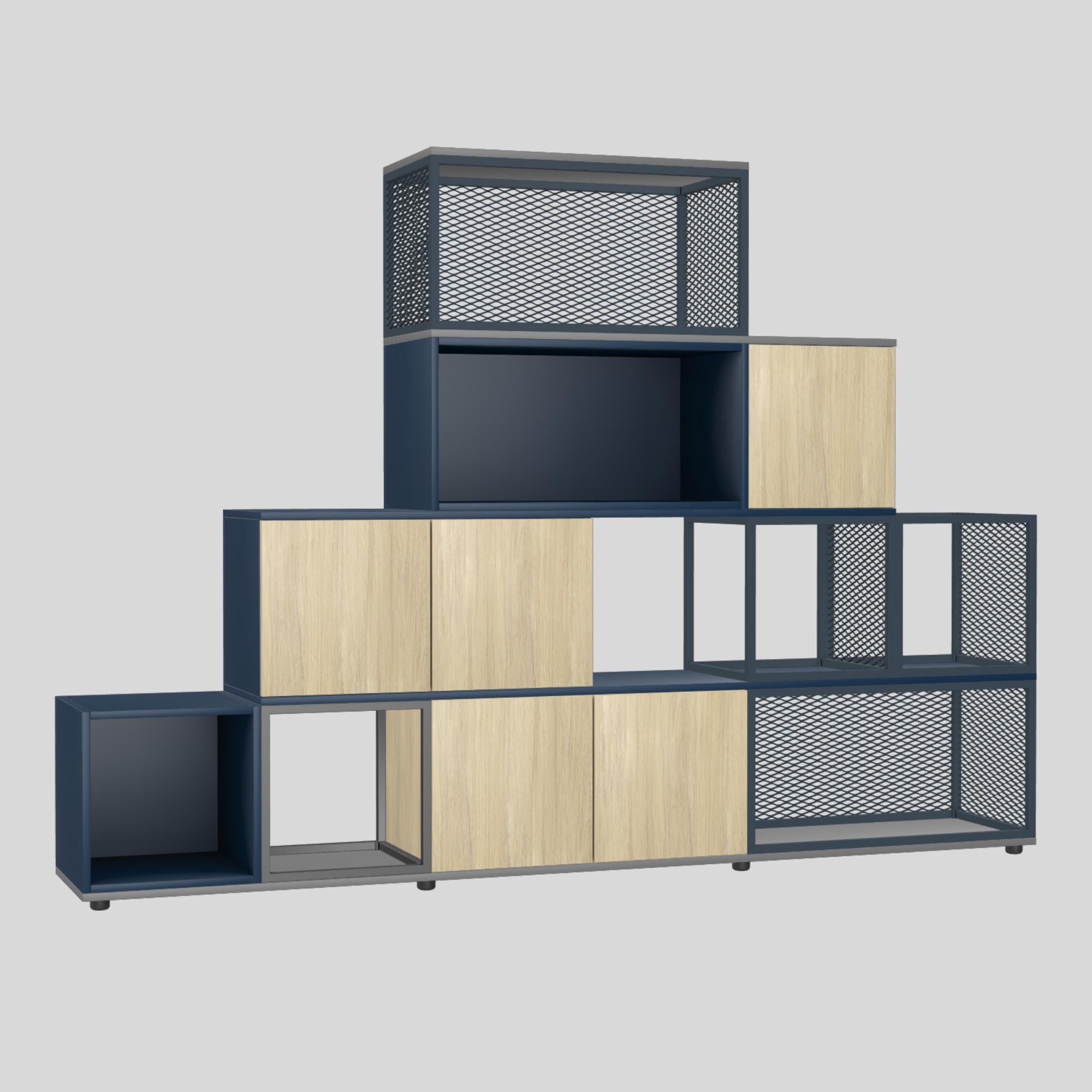 Starpsiena GATO, platums 2400 mm, augstums 1720 mm, konfigurējama - Ergostock.lv