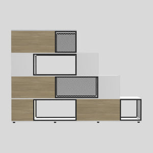 Starpsiena GATO, platums 2400 mm, augstums 1720 mm, konfigurējama-Ergostock