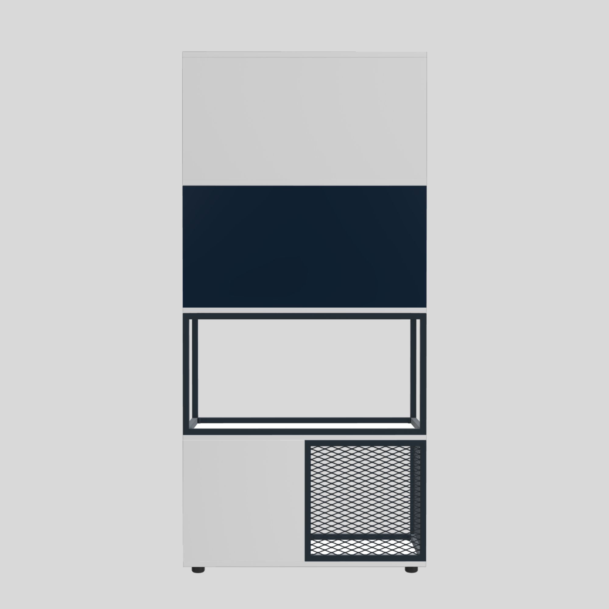 Starpsiena GATO, platums 800 mm, augstums 1720 mm, konfigurējama-Ergostock