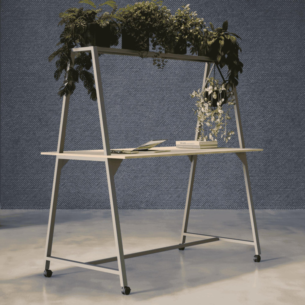 Stāvgalds AART 2, 160 x 100 x 110H cm, ar ritentiņiem - Ergostock.lv