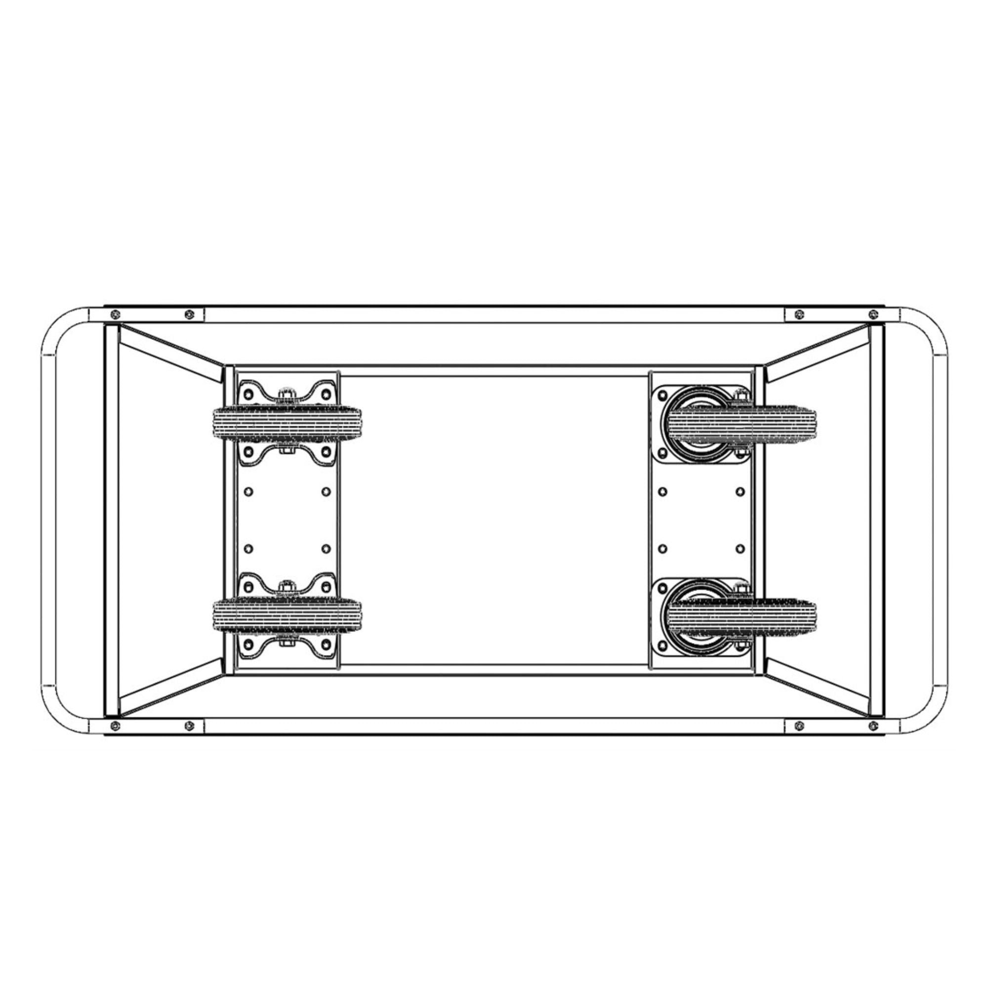 Tērauda ratiņi atkritumiem 400 L, dzelteni, ar riteņiem